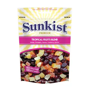 Hỗn Hợp Trái Cây Nhiệt Đới Sấy Khô Cao Cấp, Premium Tropical Fruits Blend, 5.3 oz (150g) - SUNKIST